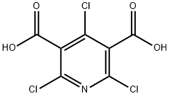 2,4,6-trichloropyridine-3,5-dicarboxylic acid, 35592-95-1, 结构式