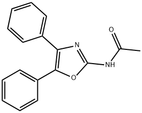 N-(4,5-diphenyl-1,3-oxazol-2-yl)acetamide Structure