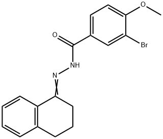 356764-32-4 3-bromo-N'-[3,4-dihydro-1(2H)-naphthalenylidene]-4-methoxybenzohydrazide