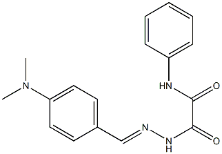 357411-94-0 1-{N'-[(1E)-[4-(dimethylamino)phenyl]methylidene]hydrazinecarbonyl}-N-phenylformamide