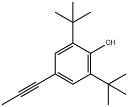 Phenol, 2,6-bis(1,1-diMethylethyl)-4-(1-propyn-1-yl)-,36384-86-8,结构式