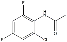 Acetamide, N-(2-chloro-4,6-difluorophenyl)- Structure