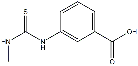 Benzoicacid,3-[[(methylamino)thioxomethyl]amino]-,36639-87-9,结构式