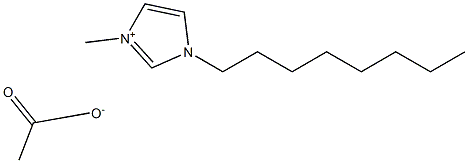1-辛基-3-甲基咪唑醋酸盐,366491-21-6,结构式
