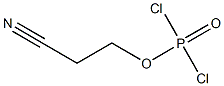 2-cyanoethyl chlorophosphonochloridate 化学構造式