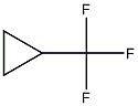 (Trifluoromethyl)cyclopropane 结构式