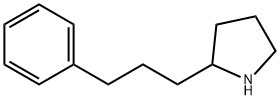 2-(3-phenylpropyl)pyrrolidine Struktur