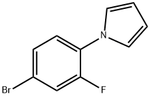 1-(4-bromo-2-fluorophenyl)-1H-pyrrole Structure