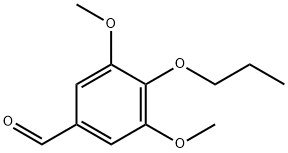 3,5-dimethoxy-4-propoxybenzaldehyde,39075-26-8,结构式