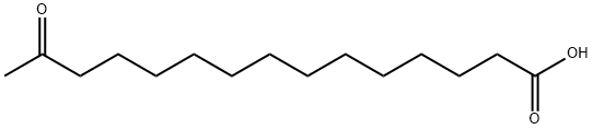 14-Oxopentadecanoic acid Structure