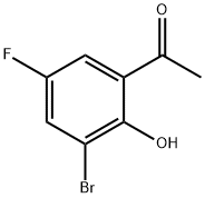 1-(3-Bromo-5-fluoro-2-hydroxy-phenyl)-ethanone Structure