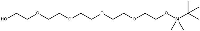 2-[2-(2-{2-[2-(tert-Butyl-dimethyl-silanyloxy)-ethoxy]-ethoxy}-ethoxy)-ethoxy]-ethanol Structure