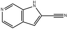 1H-吡咯并[2,3-C]吡啶-2-甲腈 结构式