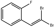 1-(2,2-Dibromovinyl)-2-fluorobenzene Structure