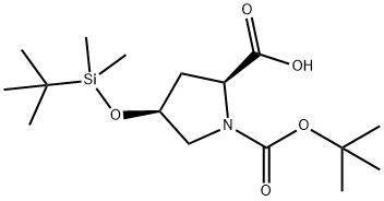 1,2-pyrrolidinedicarboxylic acid, 4-[[(1,1-dimethylethyl)dimethylsilyl]oxy]-, 1-(1,1-dimethylethyl) ester, (2S,4S)-