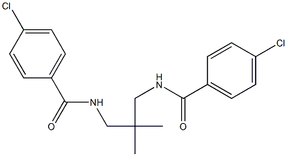 4-chloro-N-{3-[(4-chlorobenzoyl)amino]-2,2-dimethylpropyl}benzamide,401938-08-7,结构式