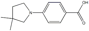 4-(3,3-dimethylpyrrolidin-1-yl)benzoic acid Structure