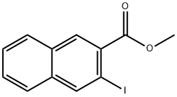 Methyl 3-iodonaphthalene-2-carboxylate Structure