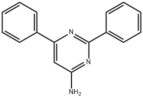 4-Amino-2,6-diphenylpyrimidine Structure