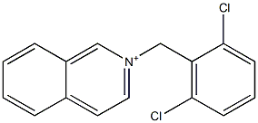 2-(2,6-dichlorobenzyl)isoquinolinium Struktur