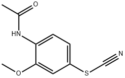 4-ACETAMIDO-3-METHOXYPHENYL THIOCYANATE Structure