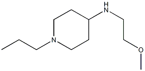 N-(2-methoxyethyl)-1-propylpiperidin-4-amine 结构式