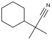 2-cyclohexyl-2-methylpropanenitrile 结构式