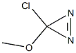 3-chloro-3-methoxydiazirine Struktur