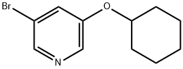 3-Bromo-5-(cyclohexyloxy)pyridine Struktur