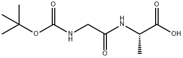 (2S)-2-[[2-[(2-methylpropan-2-yl)oxycarbonylamino]acetyl]amino]propanoic acid,42291-52-1,结构式