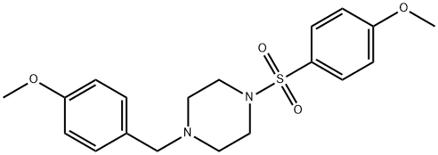 425397-37-1 1-(4-methoxybenzyl)-4-[(4-methoxyphenyl)sulfonyl]piperazine