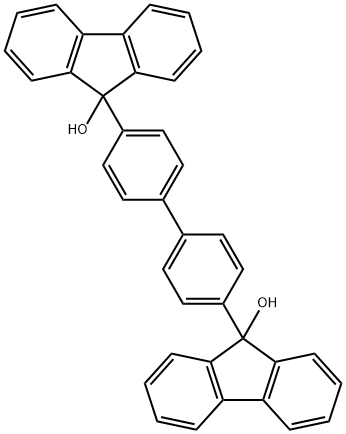 9,9'-biphenyl-4,4'-diylbis(9H-fluoren-9-ol) Struktur
