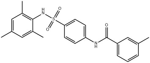 431938-66-8 N-{4-[(mesitylamino)sulfonyl]phenyl}-3-methylbenzamide