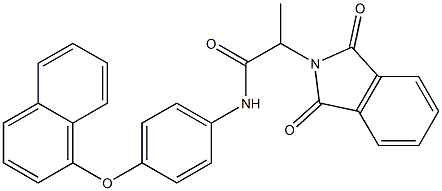 445228-06-8 2-(1,3-dioxo-1,3-dihydro-2H-isoindol-2-yl)-N-[4-(1-naphthyloxy)phenyl]propanamide