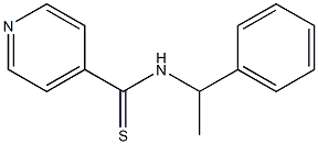 N-(1-phenylethyl)-4-pyridinecarbothioamide|