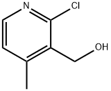 (2-Chloro-4-methylpyridin-3-yl)methanol Structure