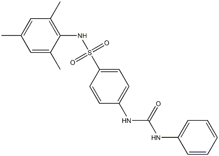 4-[(anilinocarbonyl)amino]-N-mesitylbenzenesulfonamide|