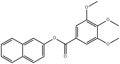2-naphthyl 3,4,5-trimethoxybenzoate Structure