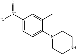 1-(2-METHYL-4-NITROPHENYL)PIPERAZINE Struktur
