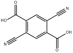 2,5-二氰基对苯二甲酸, 46696-24-6, 结构式