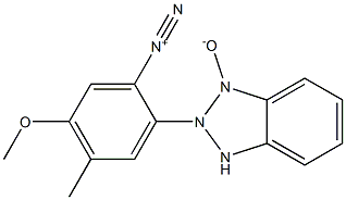 Benzenediazonium, 5-methoxy-4-methyl-2-(1-oxido-2H-benzotriazol-2-yl)-|