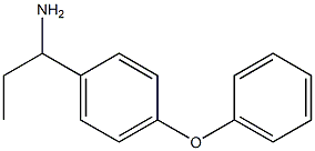 1-(4-phenoxyphenyl)propan-1-amine 化学構造式