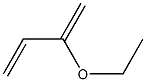 2-エトキシ-1,3-ブタジエン 化学構造式