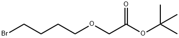 tert-butyl 2-(4-bromobutoxy)acetate Structure