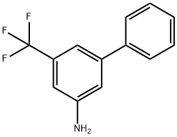 [1,1'-Biphenyl]-3-amine, 5-(trifluoromethyl)- Structure