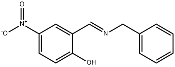 2-[(benzylimino)methyl]-4-nitrophenol Structure