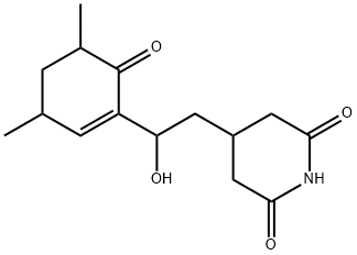 2,6-Piperidinedione, 4-[2-(3,5-dimethyl-6-oxo-1-cyclohexen-1-yl)-2-hydroxyethyl]- (9CI) Structure