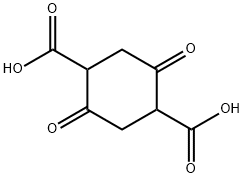 1,4-Cyclohexanedicarboxylic acid, 2,5-dioxo- Structure