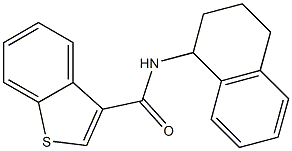 496017-17-5 N-(1,2,3,4-tetrahydronaphthalen-1-yl)-1-benzothiophene-3-carboxamide