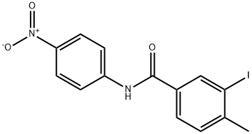 3-iodo-4-methyl-N-(4-nitrophenyl)benzamide Struktur